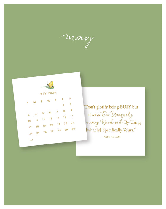 2026 Watercolor Series Desktop Calendar Anne Neilson Home