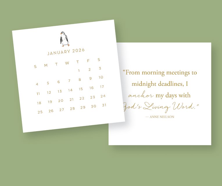 2026 Watercolor Series Desktop Calendar Anne Neilson Home
