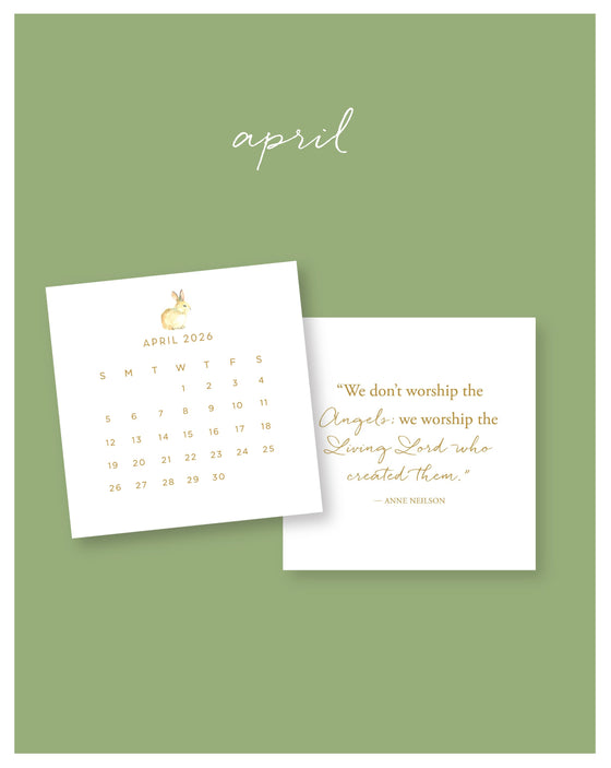 2026 Watercolor Series Desktop Calendar Anne Neilson Home