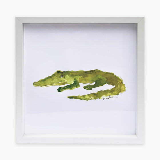 Alligator Framed Print Anne Neilson Home Wholesale