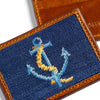 Anchored Needlepoint Credit Card Wallet Anne Neilson Home Wholesale