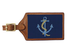  Anchored Needlepoint Luggage Tag Anne Neilson Home Wholesale