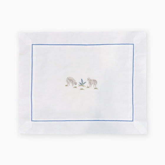 Blue Sheep Pillow Anne Neilson Home Wholesale