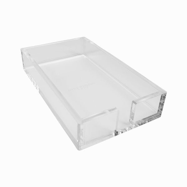 Clear Acrylic Guest Towel Tray