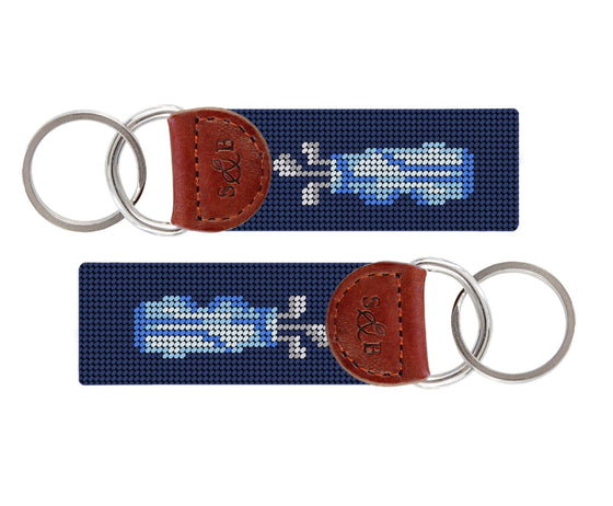 Driven by Faith Needlepoint Key Fob Anne Neilson Home Wholesale