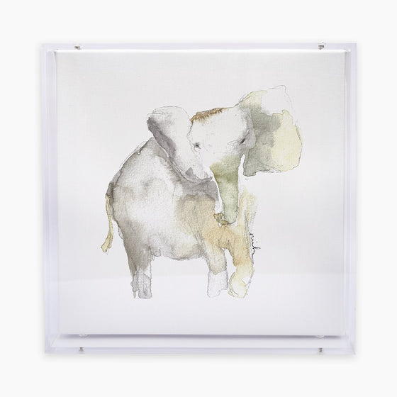 Elephant Acrylic Shadow Box Print Anne Neilson Home Wholesale