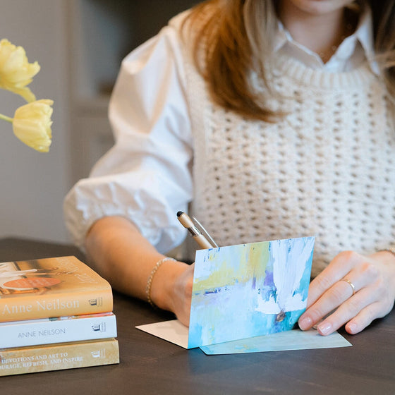Faithful in prayer Notecards Anne Neilson Home Wholesale