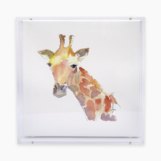 Giraffe Acrylic Shadow Box Print Anne Neilson Home Wholesale
