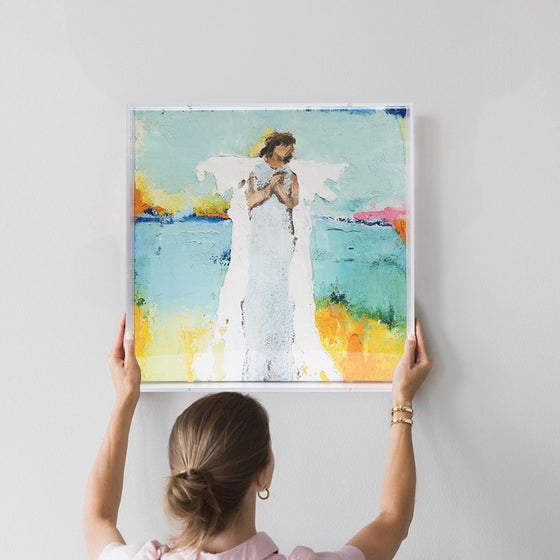 Hopeful Acrylic Shadow Box Print Anne Neilson Home Wholesale