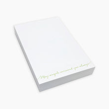  May Angels Surround You Always Notepad - GREEN Anne Neilson Home
