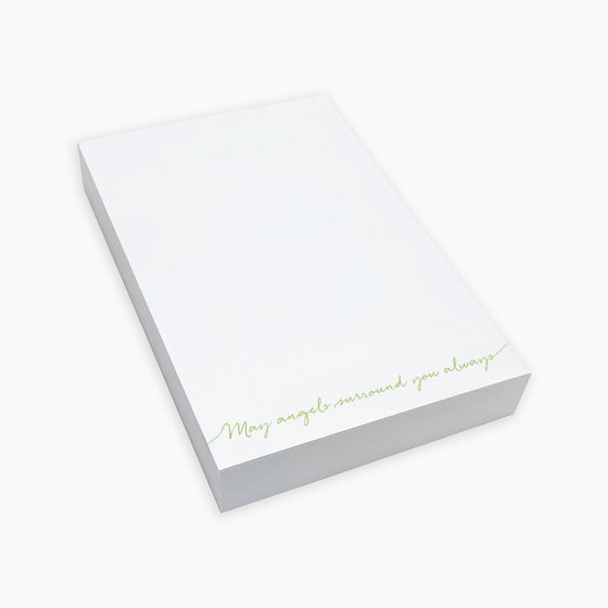 May Angels Surround You Always Notepad - GREEN Anne Neilson Home