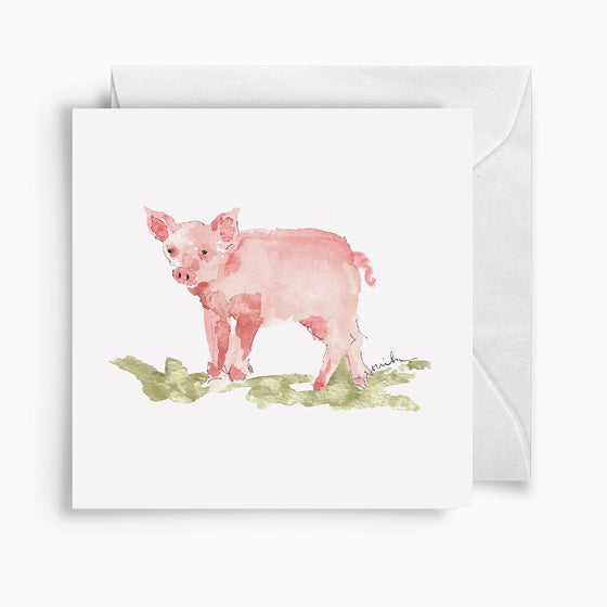 Pig Enclosure Card Anne Neilson Home Wholesale