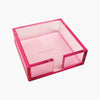 Pink Acrylic Cocktail Napkin Tray Anne Neilson Home Wholesale