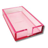 Pink Acrylic Guest Towel Tray Anne Neilson Home Wholesale