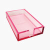 Pink Acrylic Guest Towel Tray Anne Neilson Home Wholesale