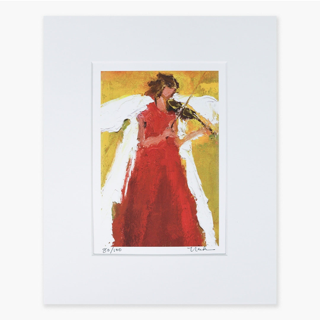Signed Christmas Angel Print